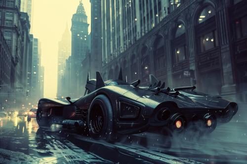 Batmobil in Gotham