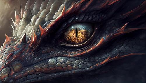 Olho de um dragão