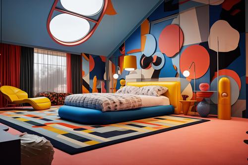 Futuristisches Schlafzimmer