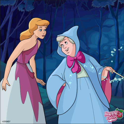 Cinderella and Fairy Godmother