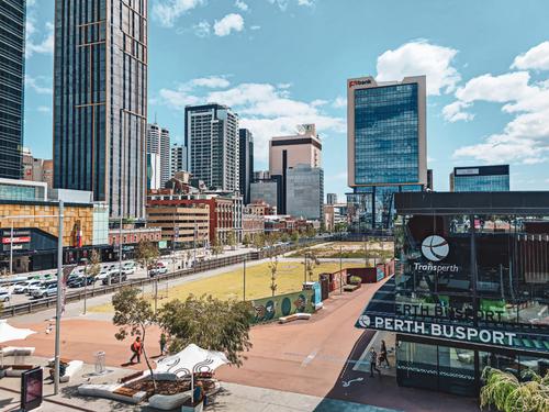 View from Yagan Square, Perth