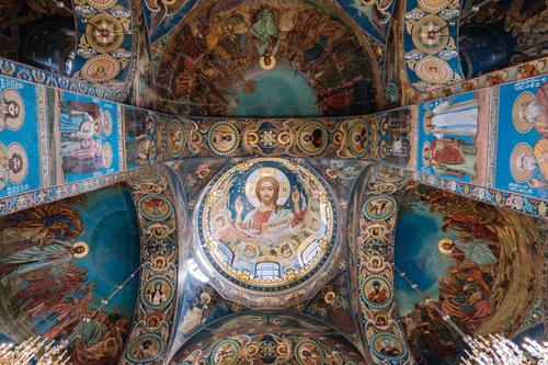 Ceiling of the Church Savior on the Spilled Blood