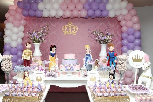 Princess themed birthday party