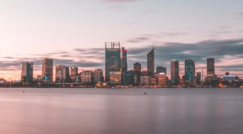 Perth after sunset