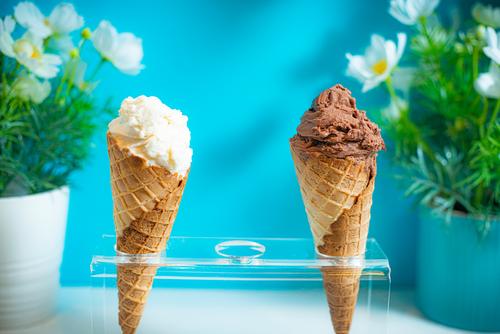 Dos conos de helado