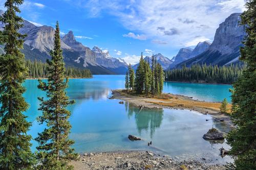 Lago Maligne, Canadá