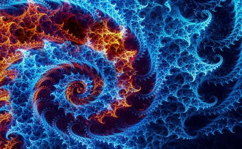 Fire and Ice Spiral Fractals