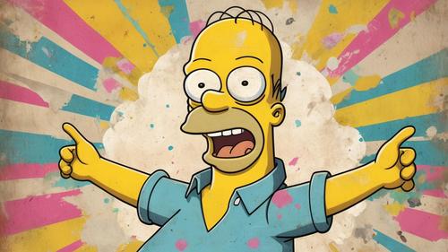 Illustration von Homer Simpson