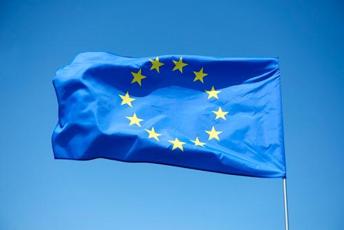 A bandeira da União Europeia