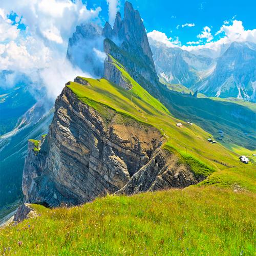 Odle Mountains Chain, Italian Alps