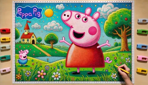 Drawing of Peppa Pig