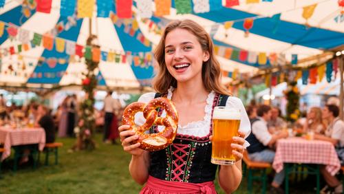Diversión en el Oktoberfest