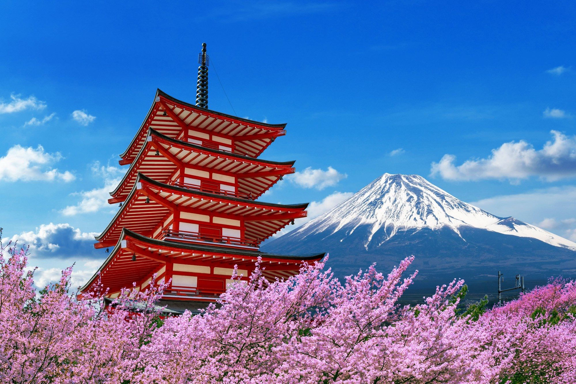 Chureito pagoda and Fuji mountain Jigsaw Puzzle Online - Jigsaw 365