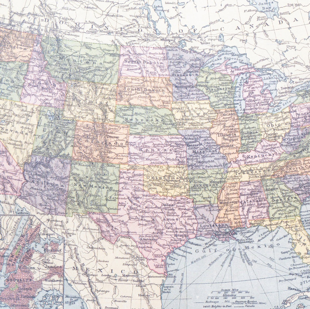 Map of the US