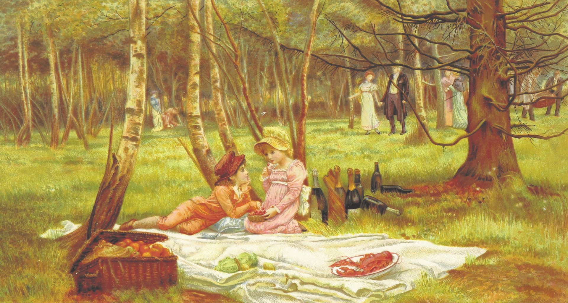 Picnic in summer