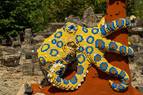 Lego Octopus Sculpture