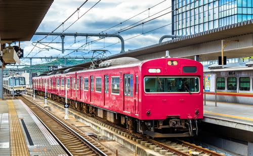 Train at Himeji Station, Japan
