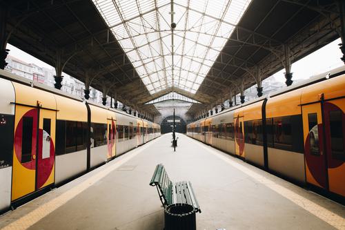 Train station at Porto, Portugal