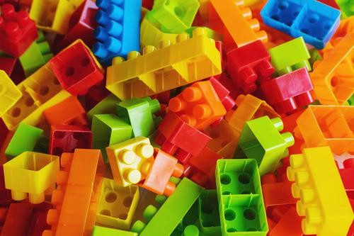 Colorful Lego bricks