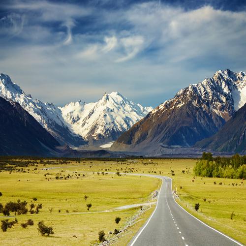 Alpes del Sur, Nueva Zelanda