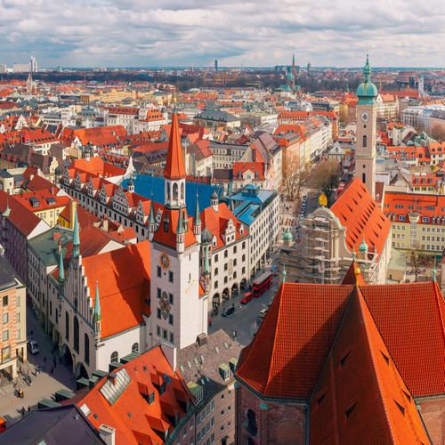 View of Old Town, Munich
