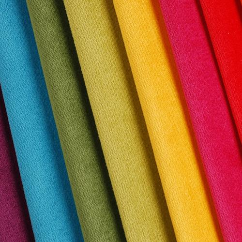 Colorful Velour Textile