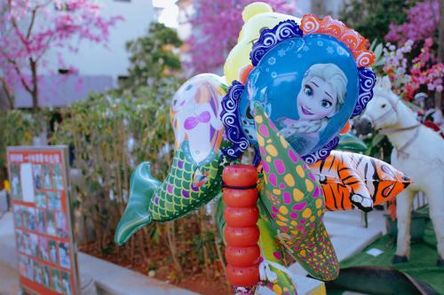 Colorful Disney balloons