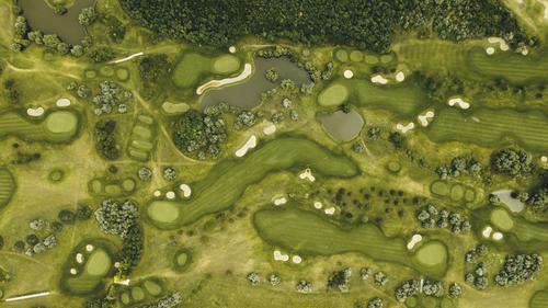 Aerial view of Pannonia Golf Club, Hungary
