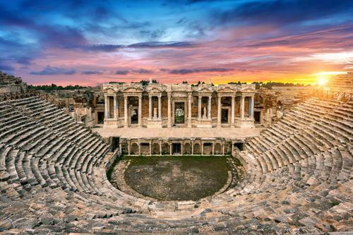 Amphitheater in Pamukkale, Turkey