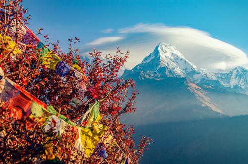 Annapurna at Poon Hill in Nepal