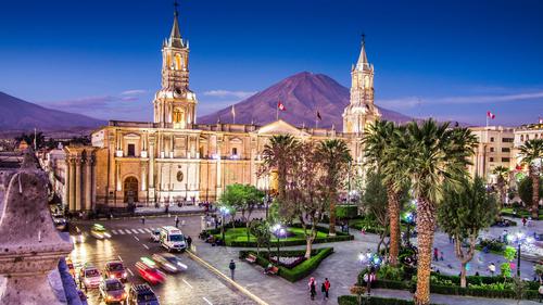 Arequipa in the evening