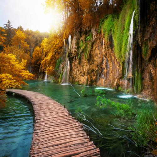Lagos do Parque Nacional Plitvice, Croácia