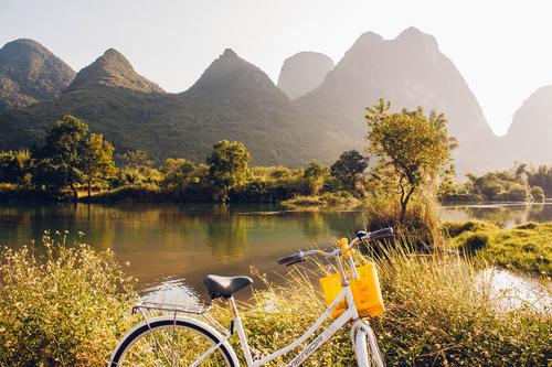 Bicycle in Yangshuo, China