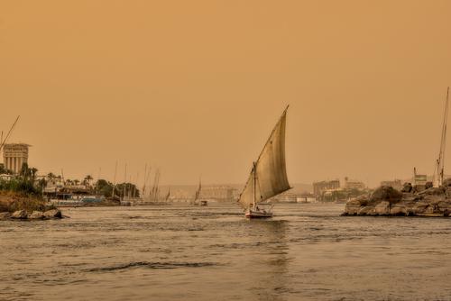 Boat in the Nile