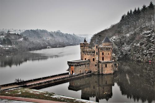 Castle in Loire, France