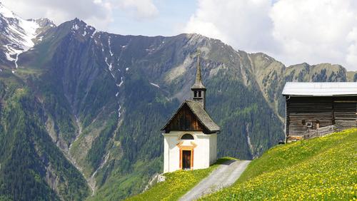 Chapel in the mountains