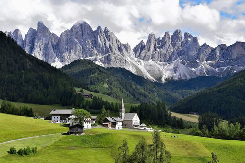 Church in the Dolomites