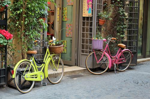 Colorful bikes