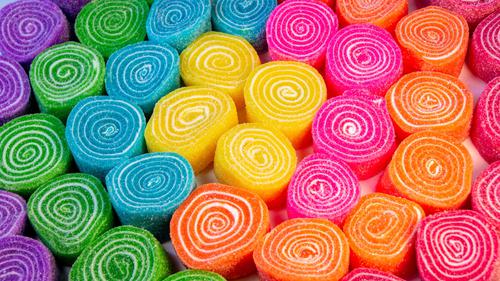Colorful sugar candy