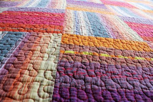 Têxteis coloridos