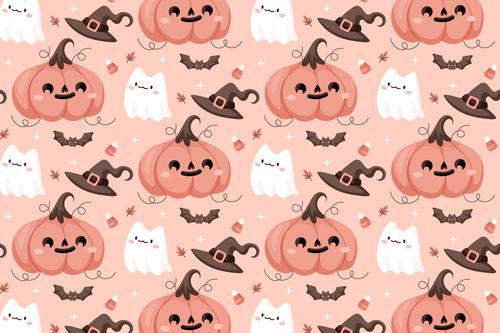 Cute halloween illustration