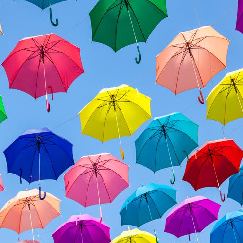 Umbrella Sky Project em Águeda