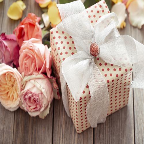 Wrapped gift box