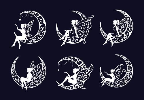 Fairies on the moon