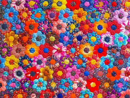Flowery quilt