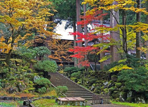 Garden at the Eiheiji Temple