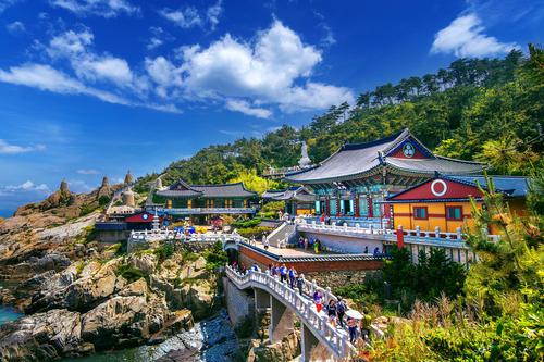 Templo de Haedong yonggungsa em Busan