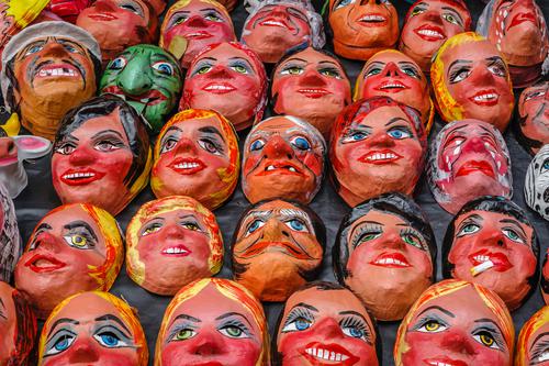 Handmade masks, Cuenca