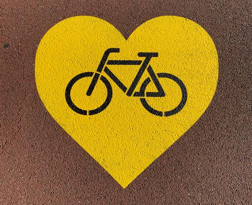 Bicicleta no coração