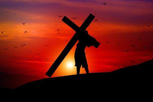Jesús cargando la cruz